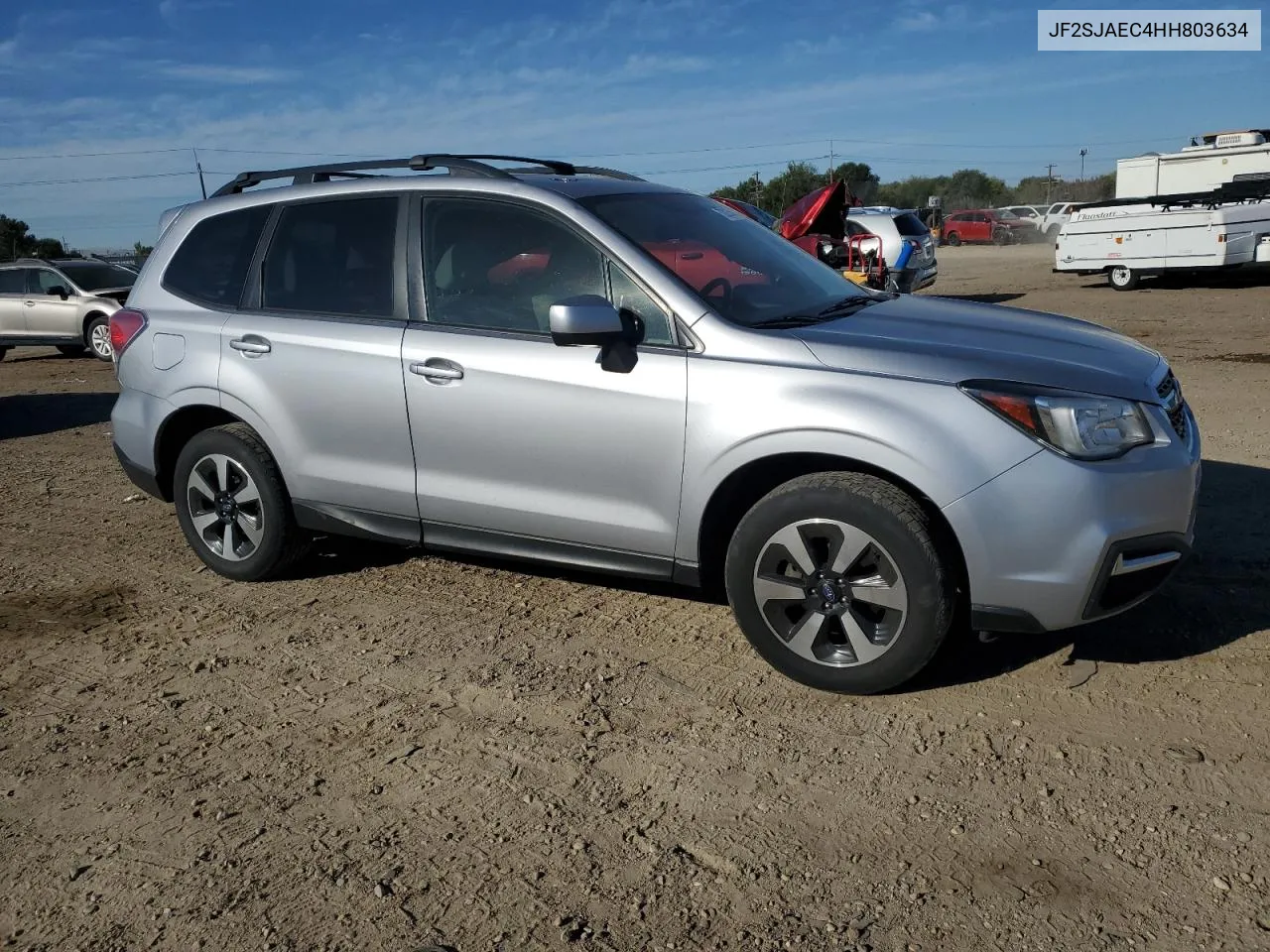 2017 Subaru Forester 2.5I Premium VIN: JF2SJAEC4HH803634 Lot: 72825544