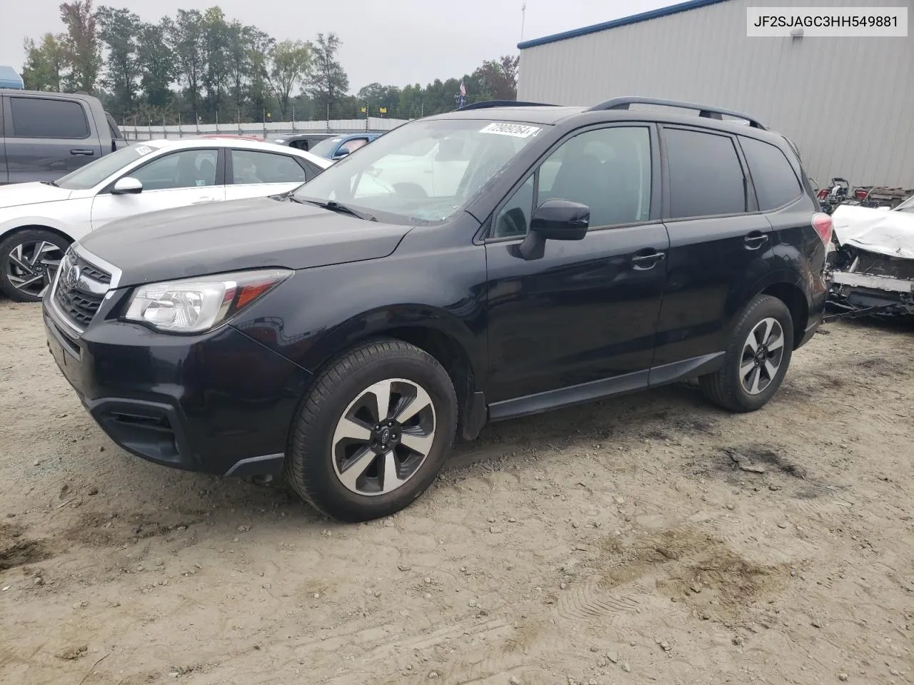 JF2SJAGC3HH549881 2017 Subaru Forester 2.5I Premium