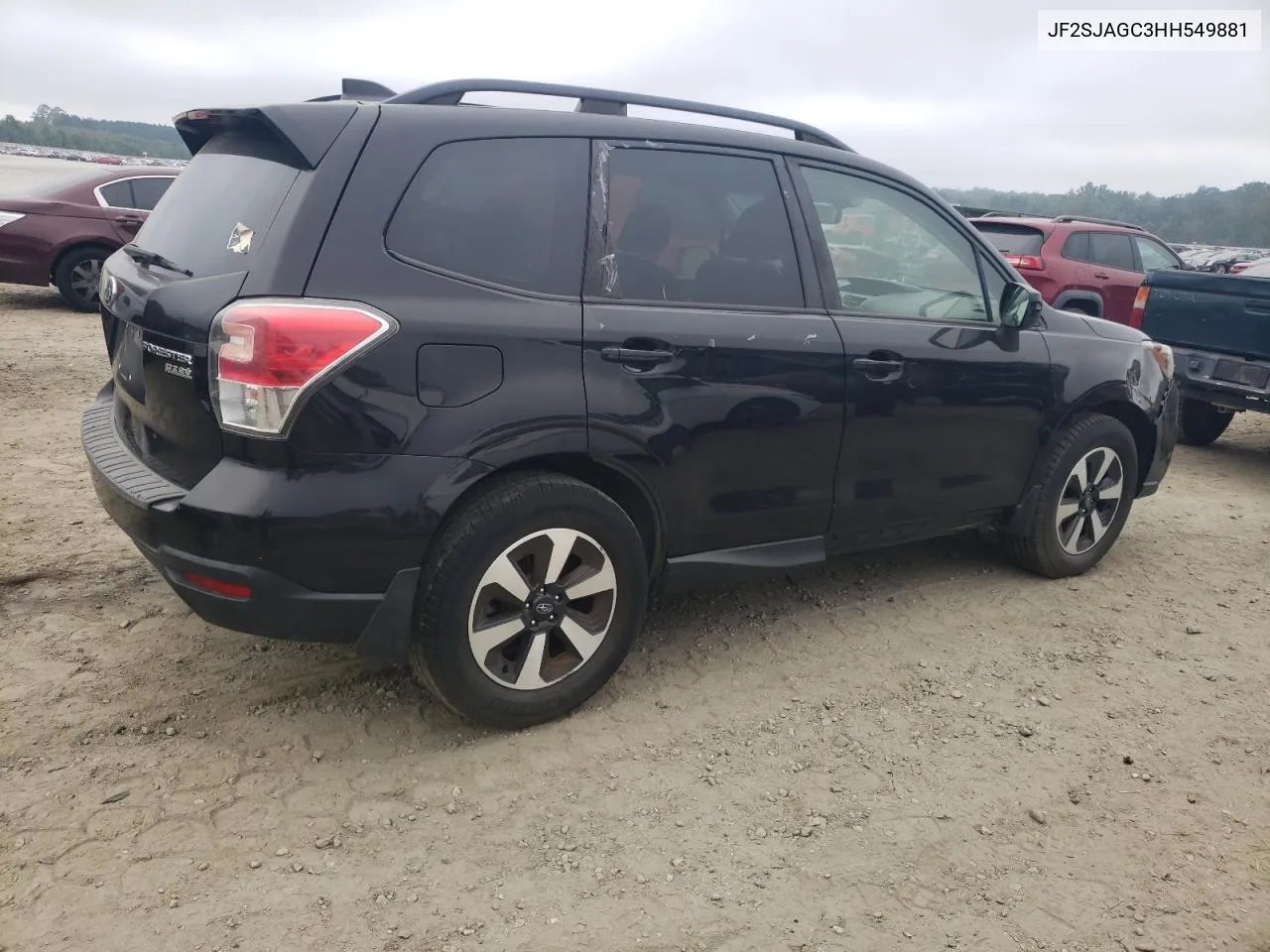 2017 Subaru Forester 2.5I Premium VIN: JF2SJAGC3HH549881 Lot: 72909264