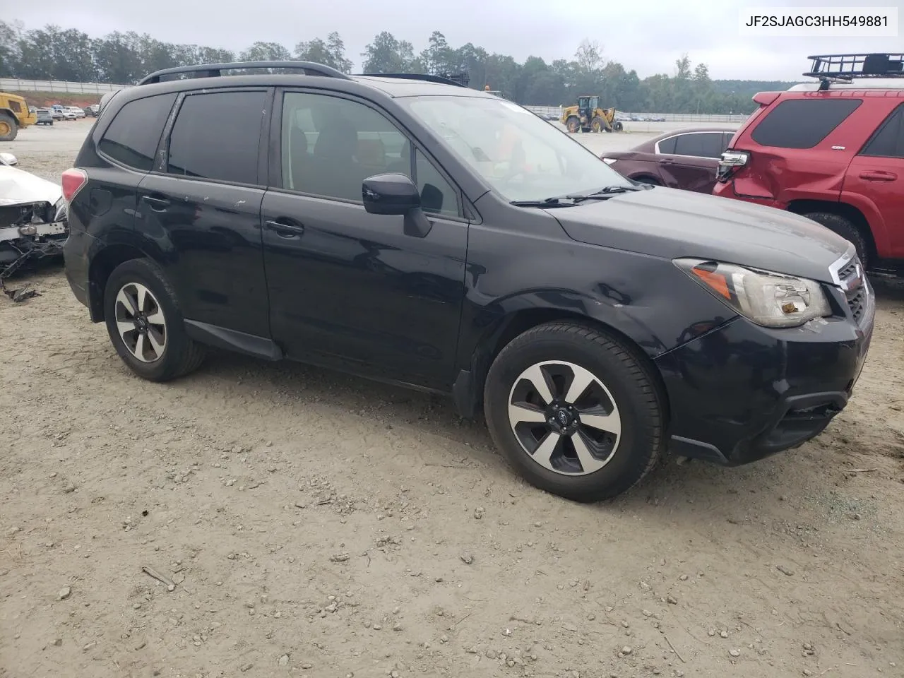 2017 Subaru Forester 2.5I Premium VIN: JF2SJAGC3HH549881 Lot: 72909264