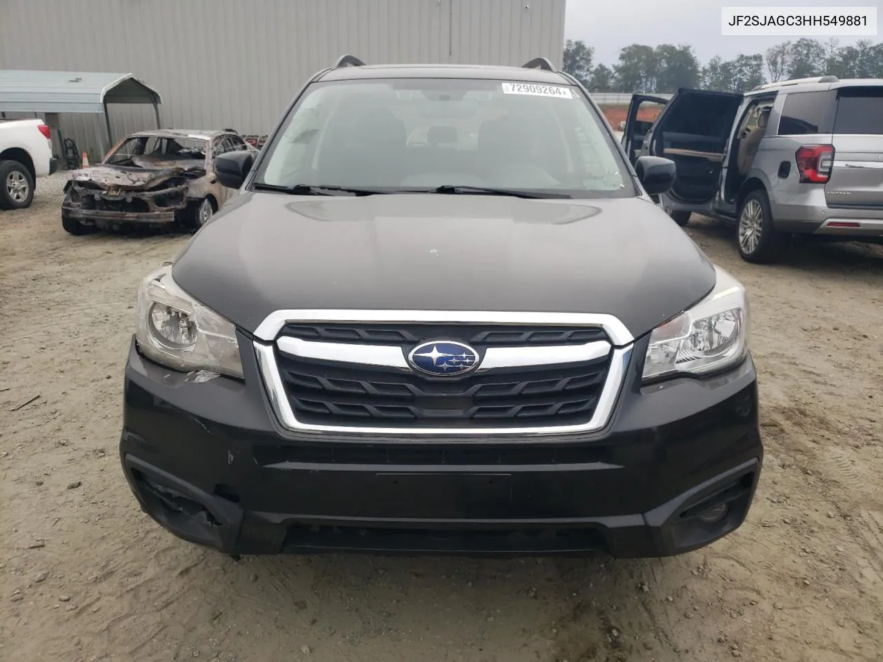 2017 Subaru Forester 2.5I Premium VIN: JF2SJAGC3HH549881 Lot: 72909264