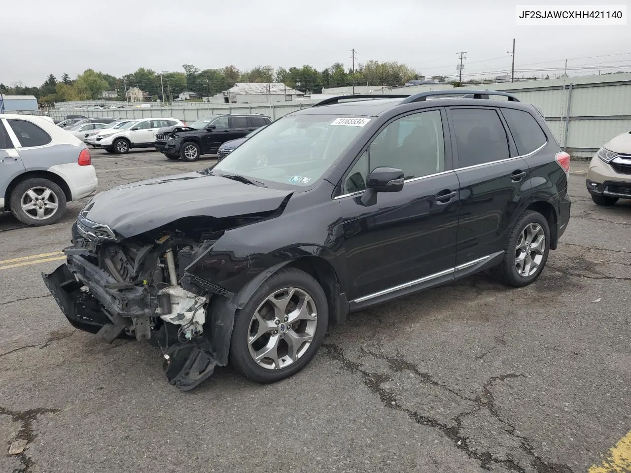 2017 Subaru Forester 2.5I Touring VIN: JF2SJAWCXHH421140 Lot: 73165534