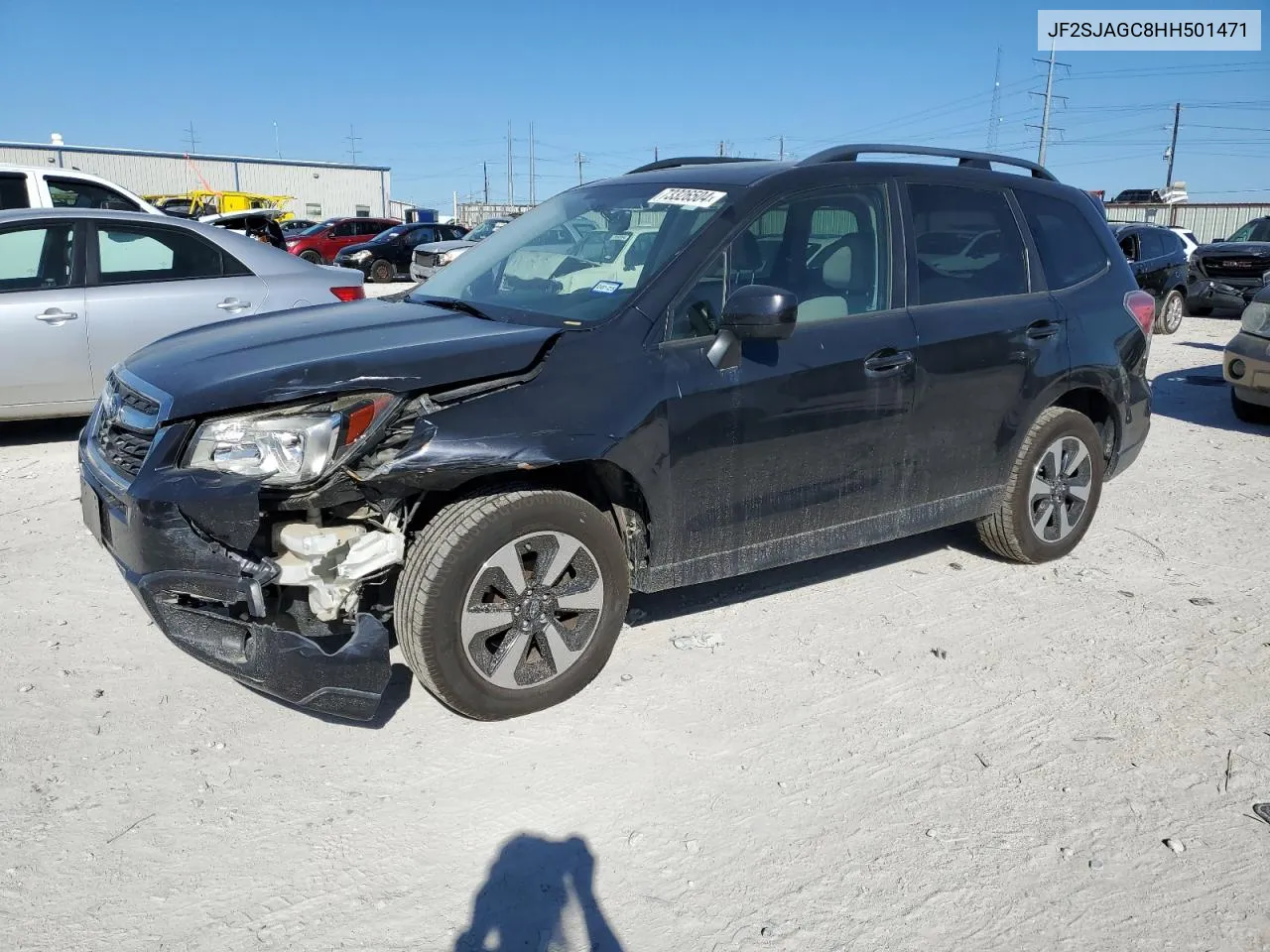 2017 Subaru Forester 2.5I Premium VIN: JF2SJAGC8HH501471 Lot: 73326504