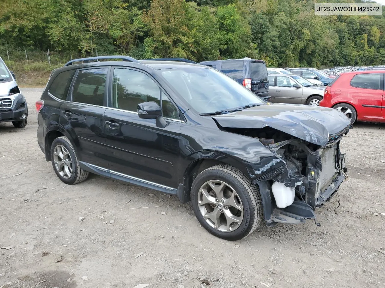 2017 Subaru Forester 2.5I Touring VIN: JF2SJAWC0HH425942 Lot: 73670164