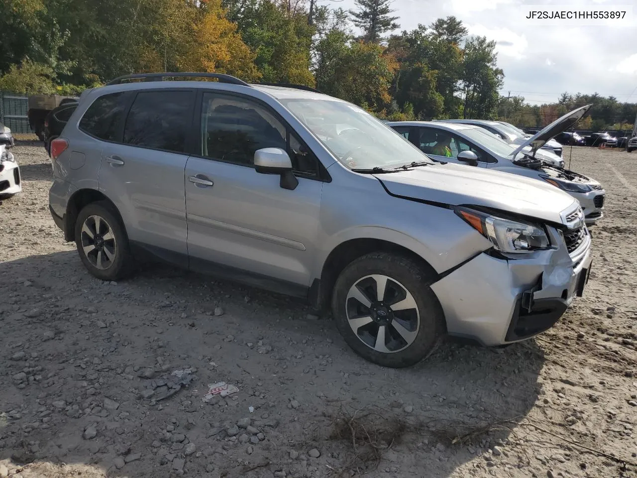 2017 Subaru Forester 2.5I Premium VIN: JF2SJAEC1HH553897 Lot: 73706144