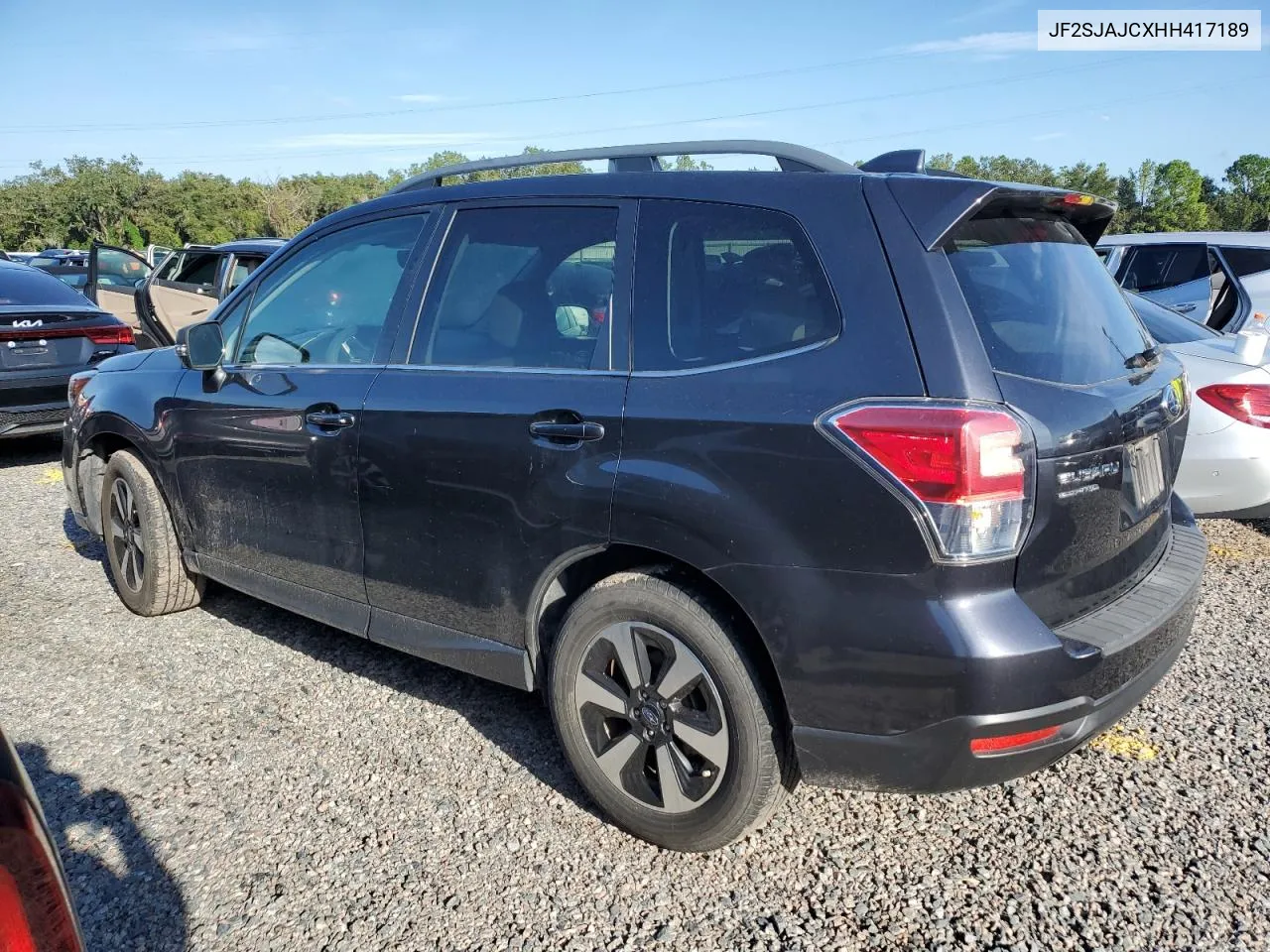 2017 Subaru Forester 2.5I Limited VIN: JF2SJAJCXHH417189 Lot: 73850404