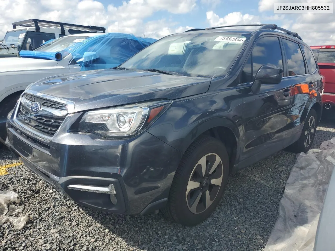 2017 Subaru Forester 2.5I Limited VIN: JF2SJARC3HH805532 Lot: 73882954