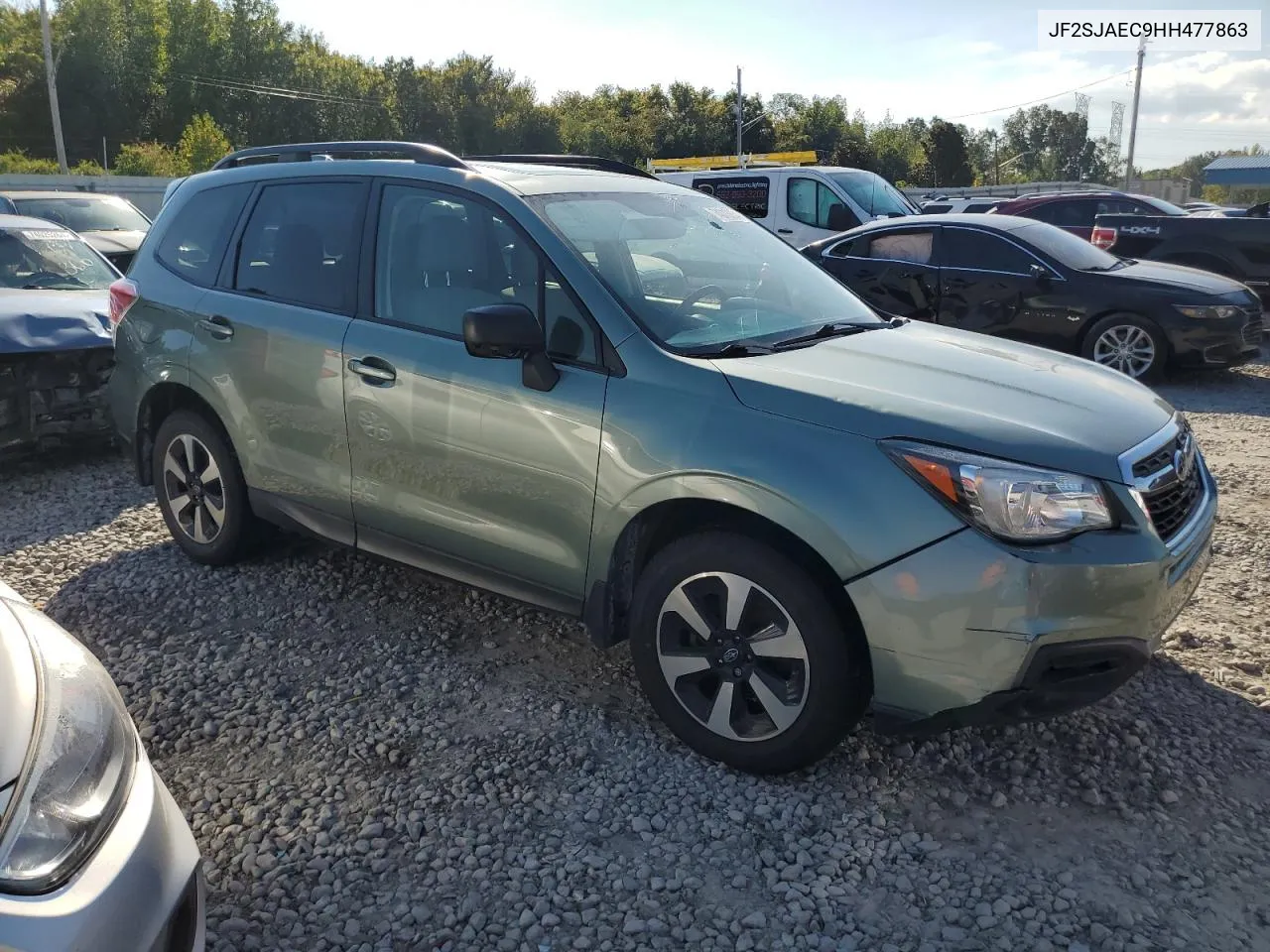 2017 Subaru Forester 2.5I Premium VIN: JF2SJAEC9HH477863 Lot: 74018934