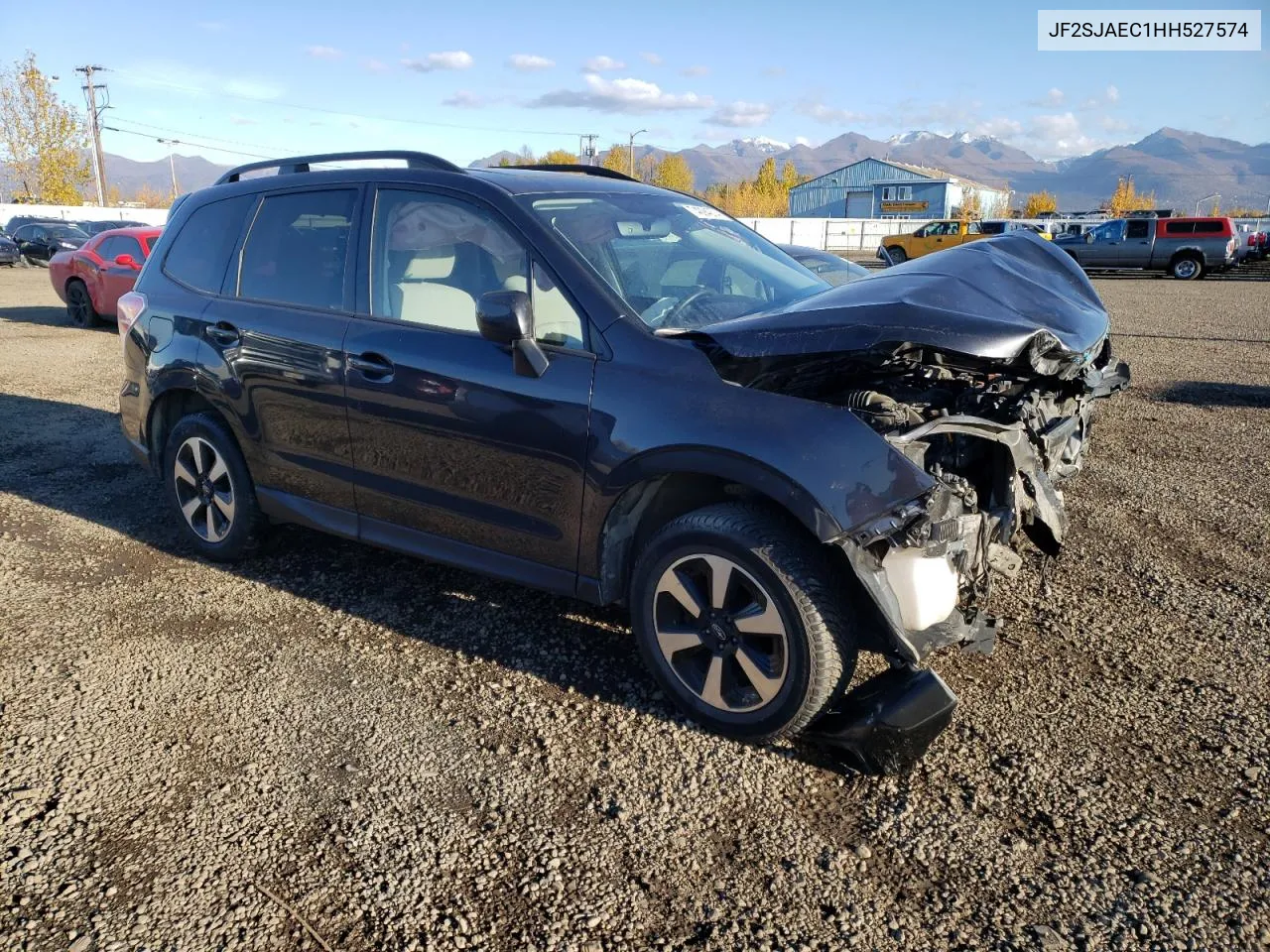 2017 Subaru Forester 2.5I Premium VIN: JF2SJAEC1HH527574 Lot: 74094274