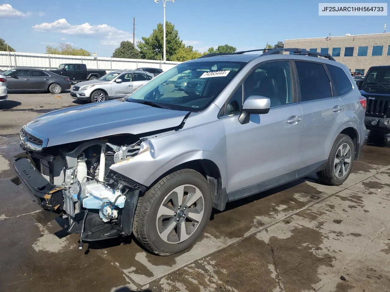 2017 Subaru Forester 2.5I Limited VIN: JF2SJARC1HH564733 Lot: 74365444