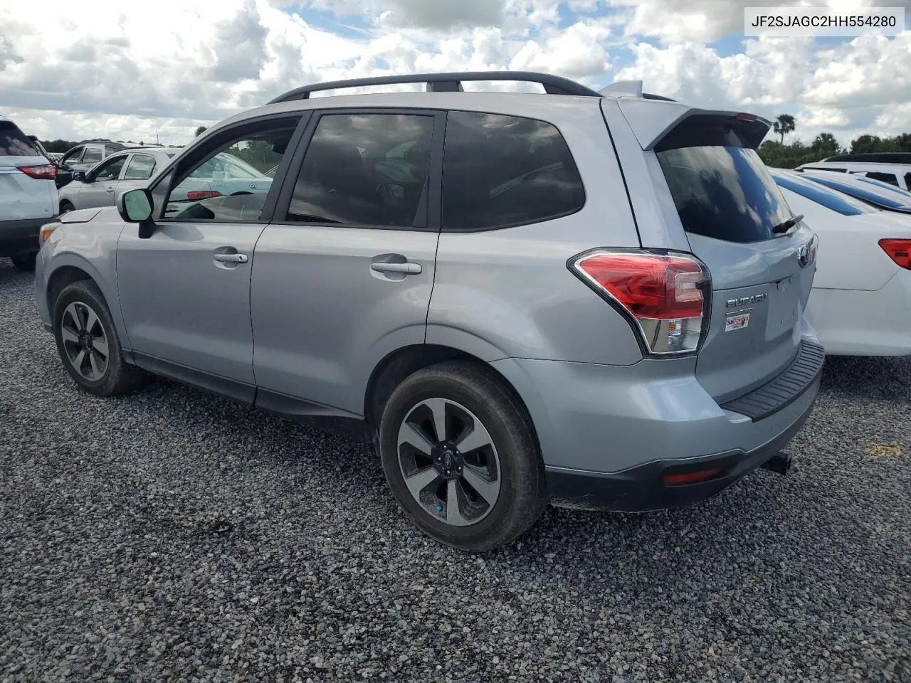 2017 Subaru Forester 2.5I Premium VIN: JF2SJAGC2HH554280 Lot: 74509324