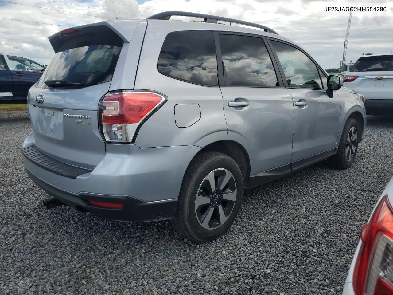 2017 Subaru Forester 2.5I Premium VIN: JF2SJAGC2HH554280 Lot: 74509324