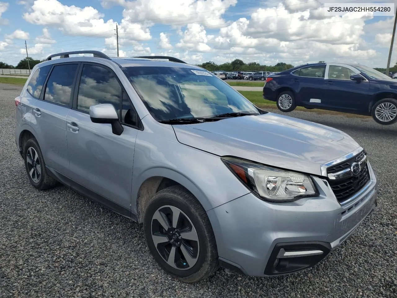 2017 Subaru Forester 2.5I Premium VIN: JF2SJAGC2HH554280 Lot: 74509324