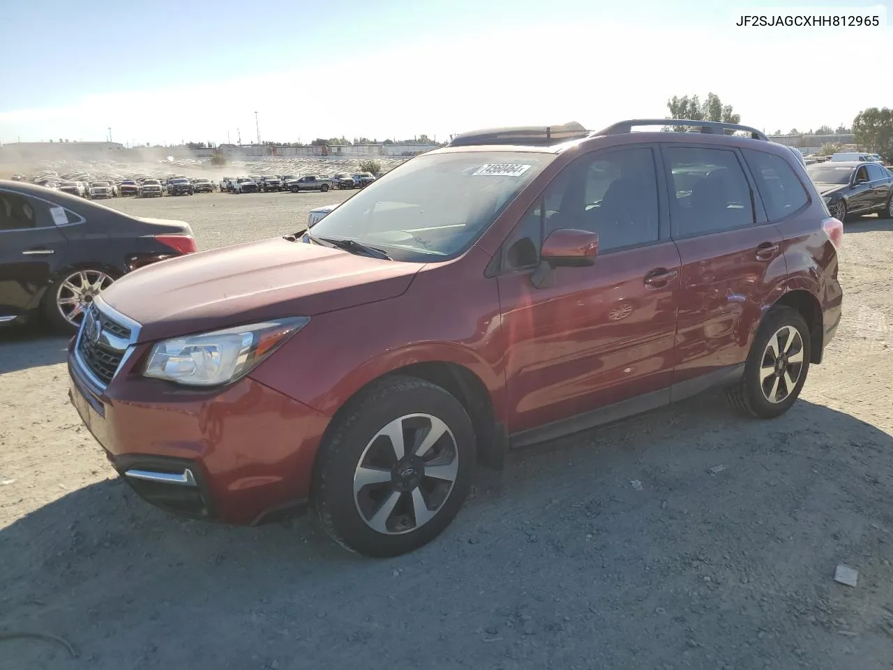 2017 Subaru Forester 2.5I Premium VIN: JF2SJAGCXHH812965 Lot: 74560464