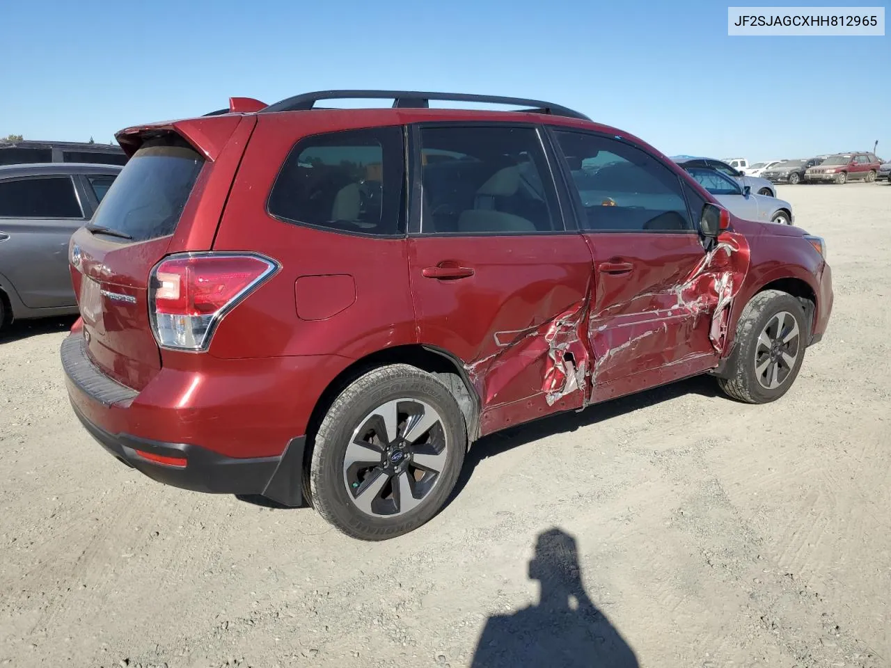 2017 Subaru Forester 2.5I Premium VIN: JF2SJAGCXHH812965 Lot: 74560464