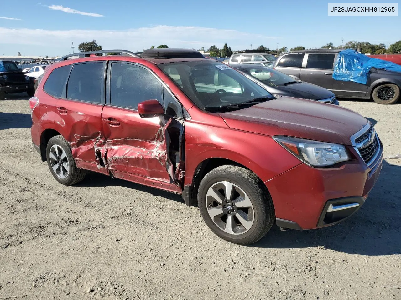 2017 Subaru Forester 2.5I Premium VIN: JF2SJAGCXHH812965 Lot: 74560464