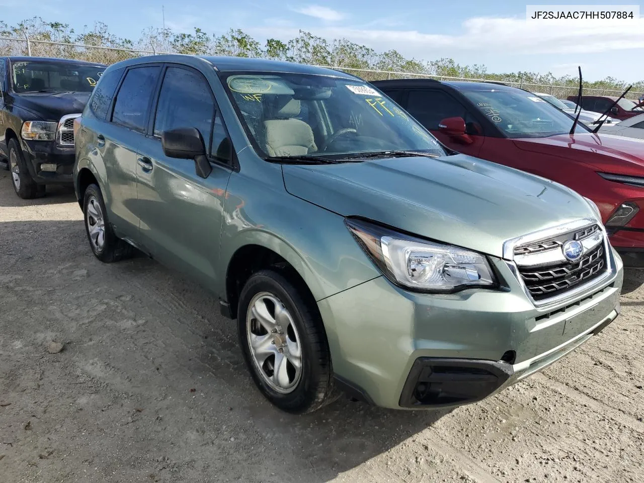 2017 Subaru Forester 2.5I VIN: JF2SJAAC7HH507884 Lot: 75099034