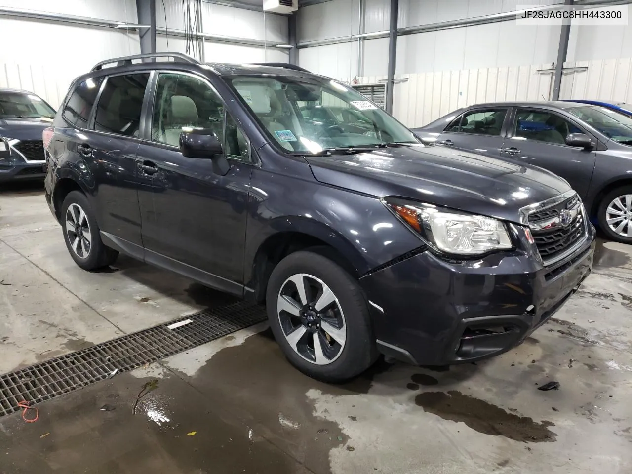 2017 Subaru Forester 2.5I Premium VIN: JF2SJAGC8HH443300 Lot: 75236554