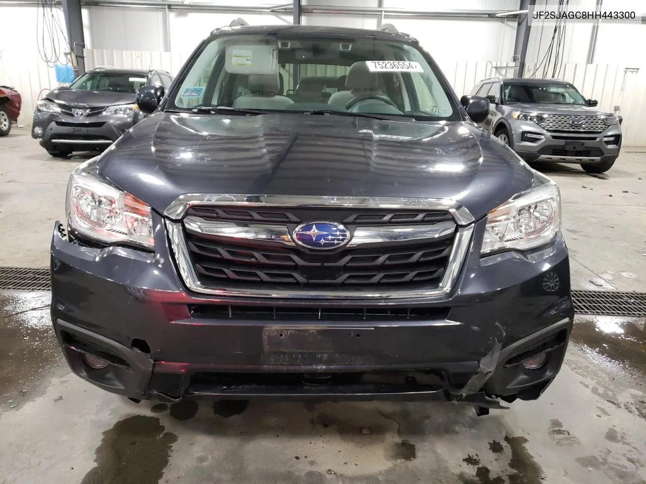 2017 Subaru Forester 2.5I Premium VIN: JF2SJAGC8HH443300 Lot: 75236554