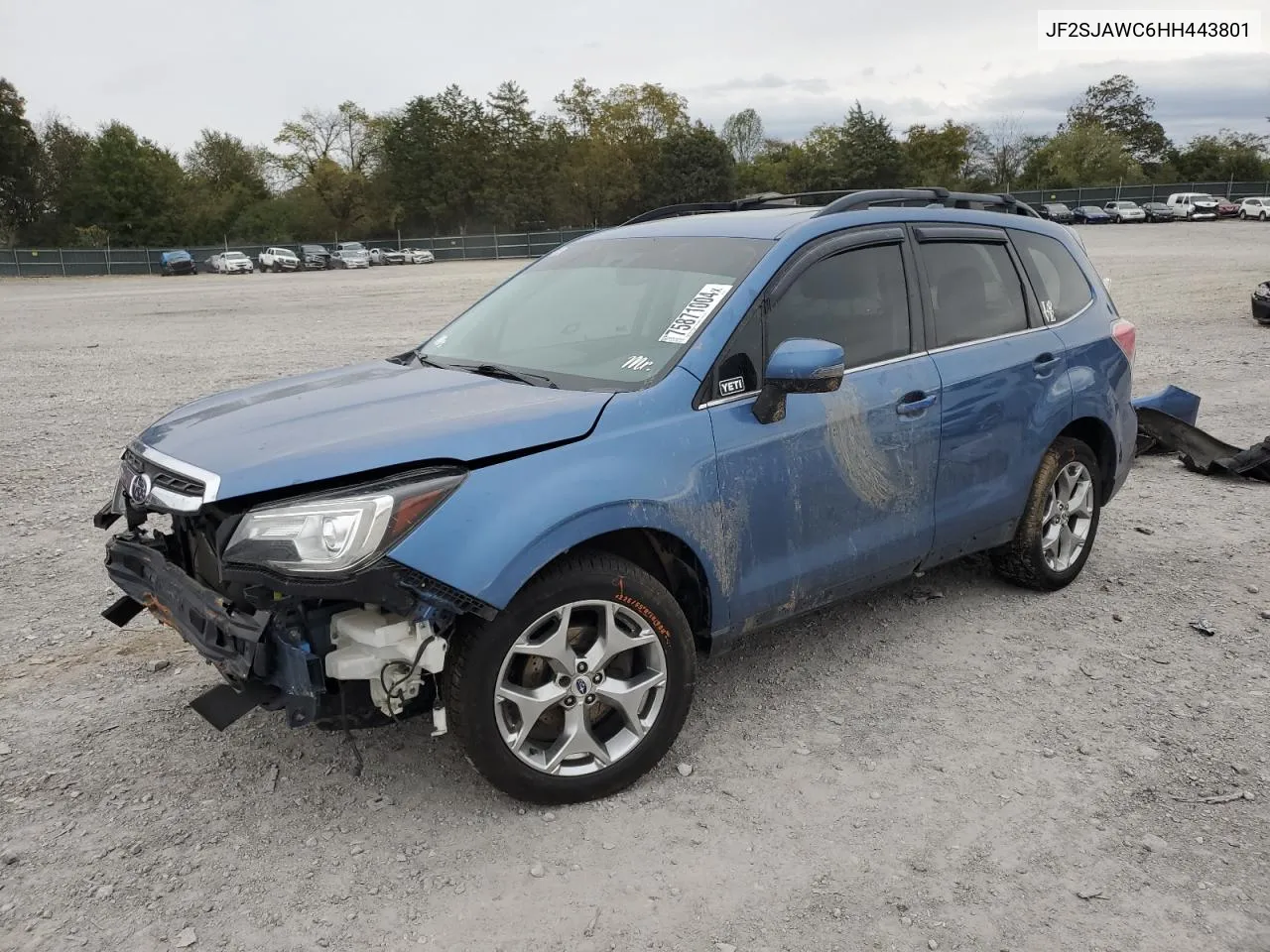 2017 Subaru Forester 2.5I Touring VIN: JF2SJAWC6HH443801 Lot: 75871004