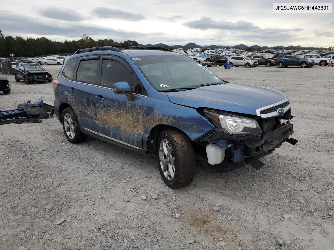 2017 Subaru Forester 2.5I Touring VIN: JF2SJAWC6HH443801 Lot: 75871004