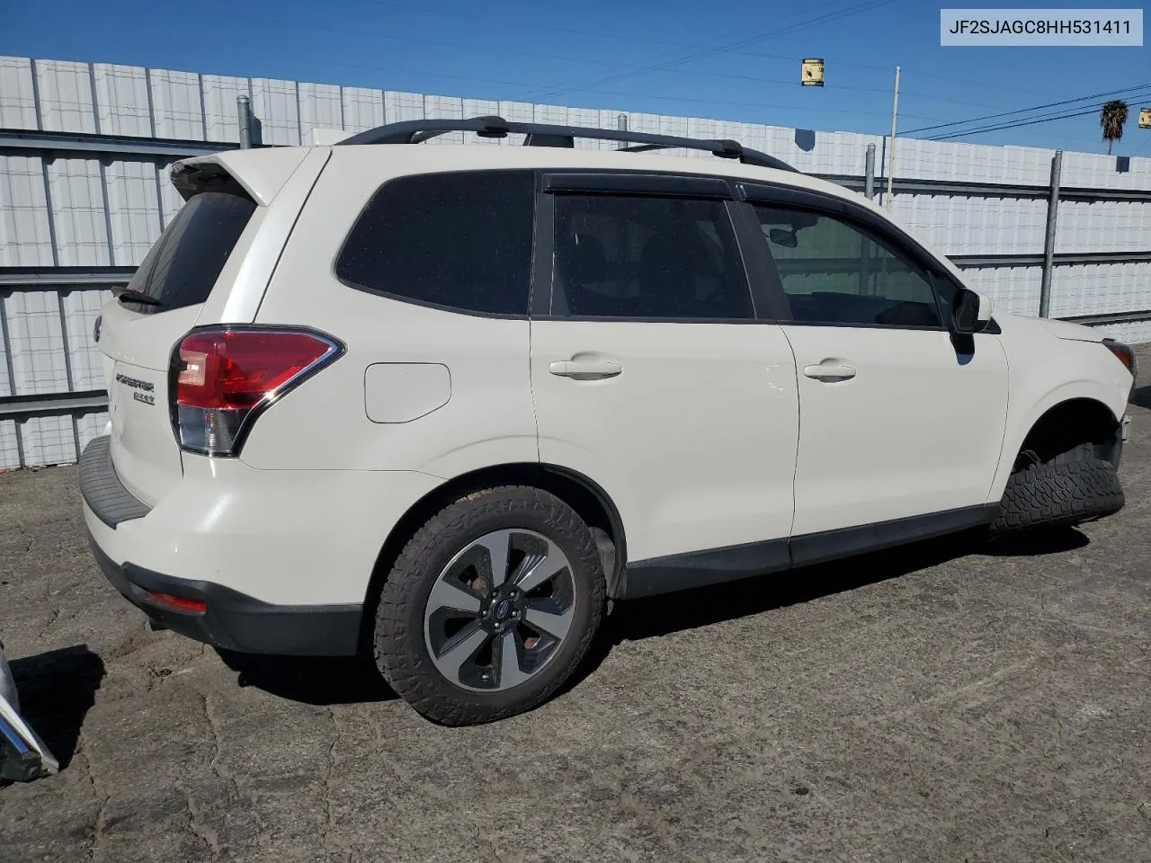 2017 Subaru Forester 2.5I Premium VIN: JF2SJAGC8HH531411 Lot: 76199824