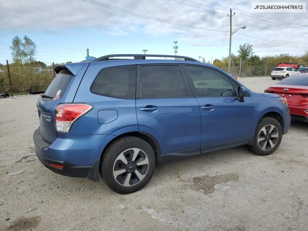 2017 Subaru Forester 2.5I Premium VIN: JF2SJAEC0HH478612 Lot: 76254644