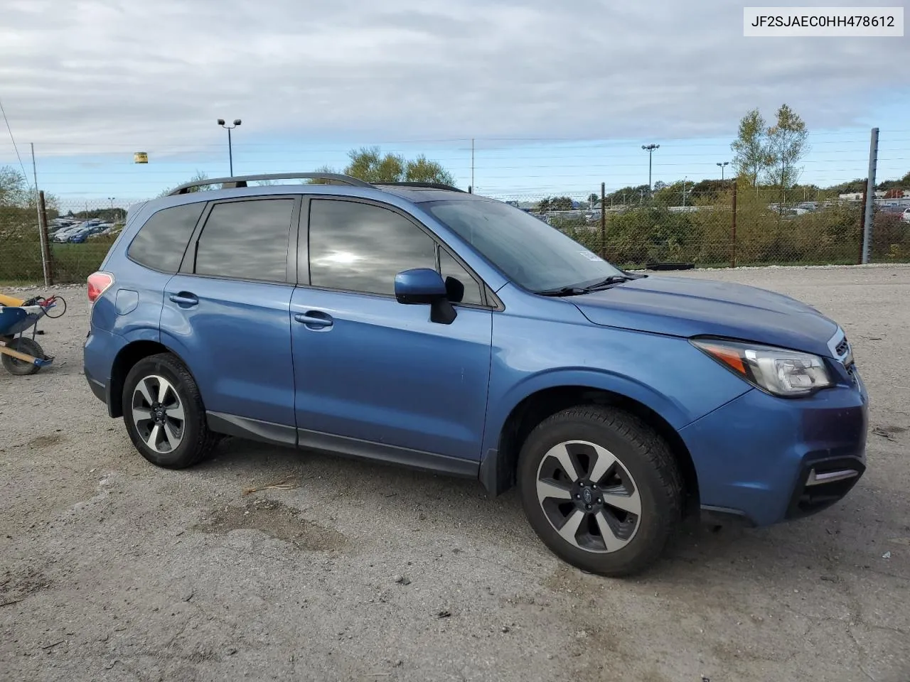 2017 Subaru Forester 2.5I Premium VIN: JF2SJAEC0HH478612 Lot: 76254644