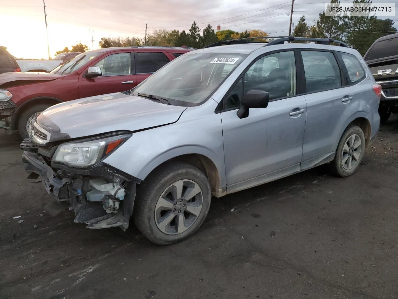 2017 Subaru Forester 2.5I VIN: JF2SJABC6HH474715 Lot: 76480834