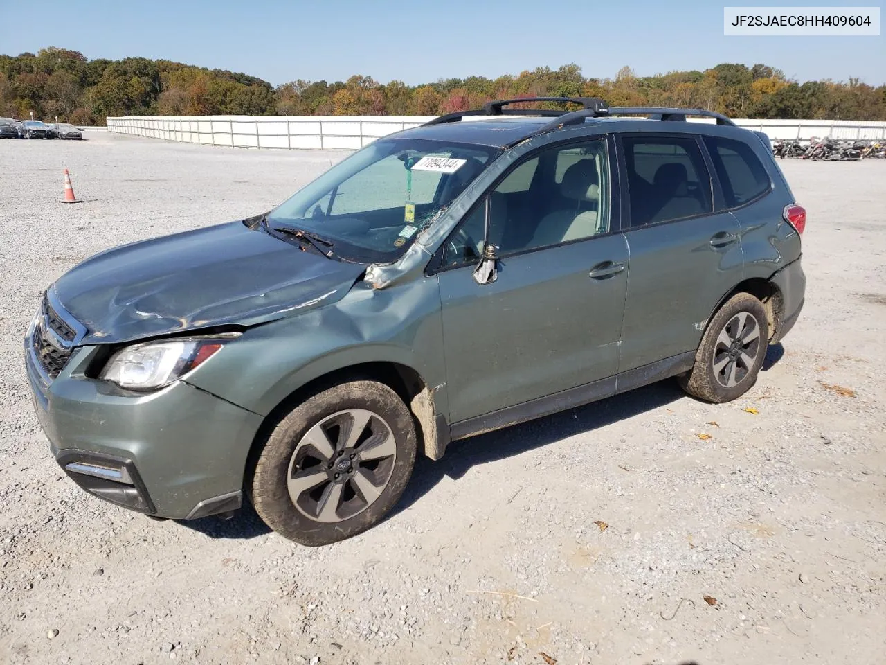 2017 Subaru Forester 2.5I Premium VIN: JF2SJAEC8HH409604 Lot: 77094344