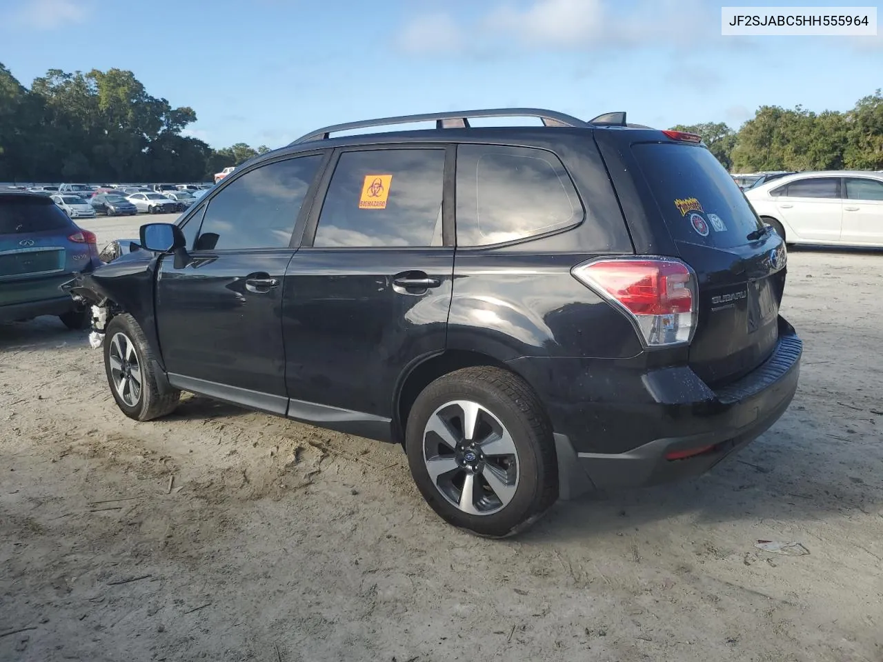 2017 Subaru Forester 2.5I VIN: JF2SJABC5HH555964 Lot: 77430124