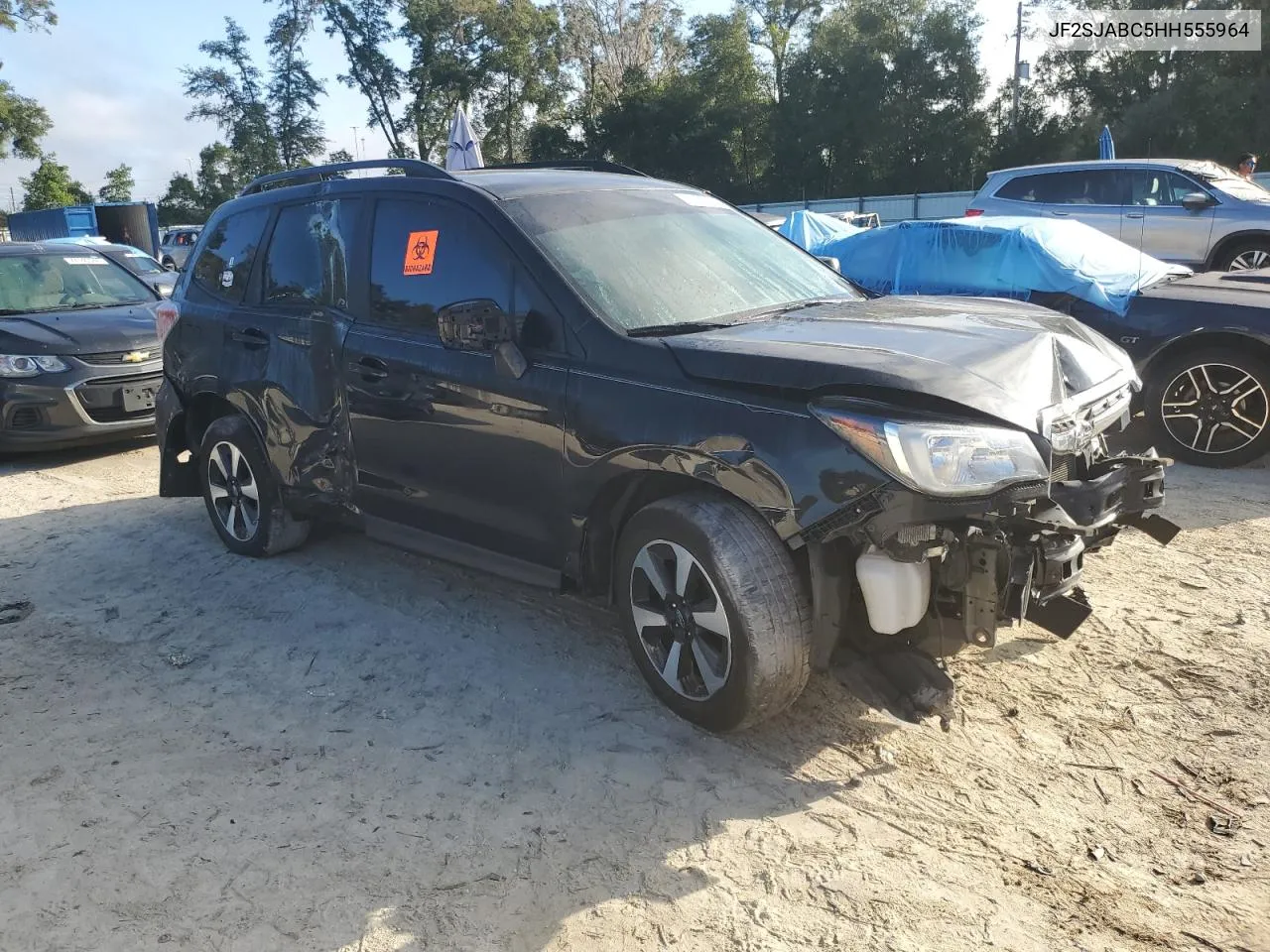 2017 Subaru Forester 2.5I VIN: JF2SJABC5HH555964 Lot: 77430124