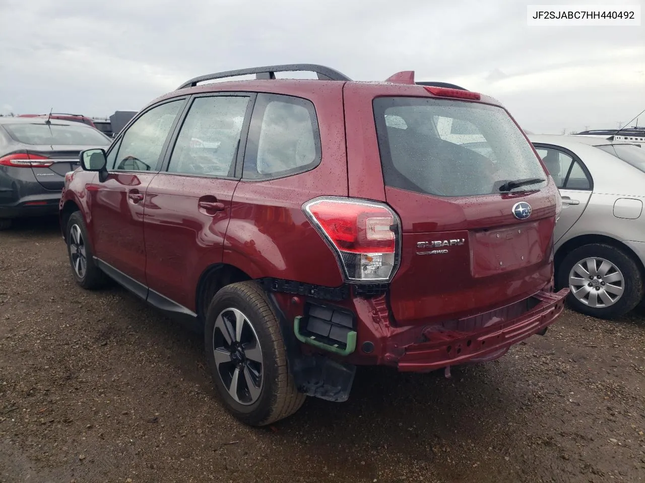 2017 Subaru Forester 2.5I VIN: JF2SJABC7HH440492 Lot: 78489874