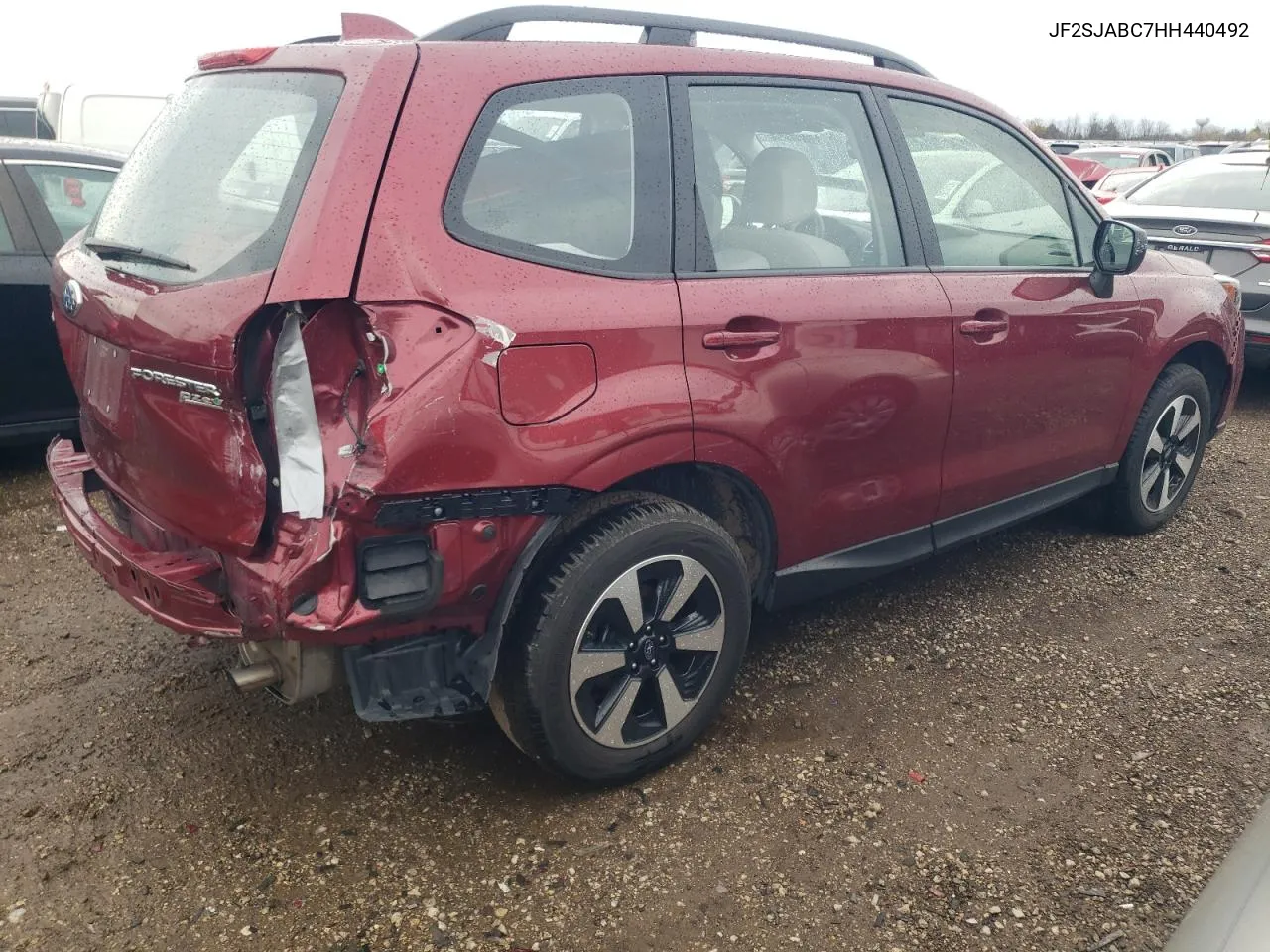 2017 Subaru Forester 2.5I VIN: JF2SJABC7HH440492 Lot: 78489874