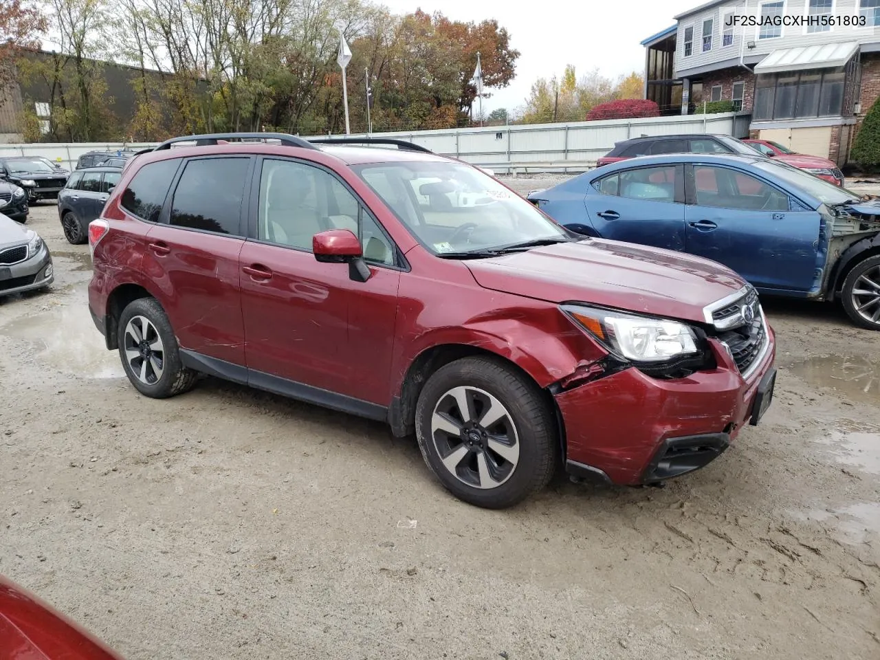 2017 Subaru Forester 2.5I Premium VIN: JF2SJAGCXHH561803 Lot: 78598124