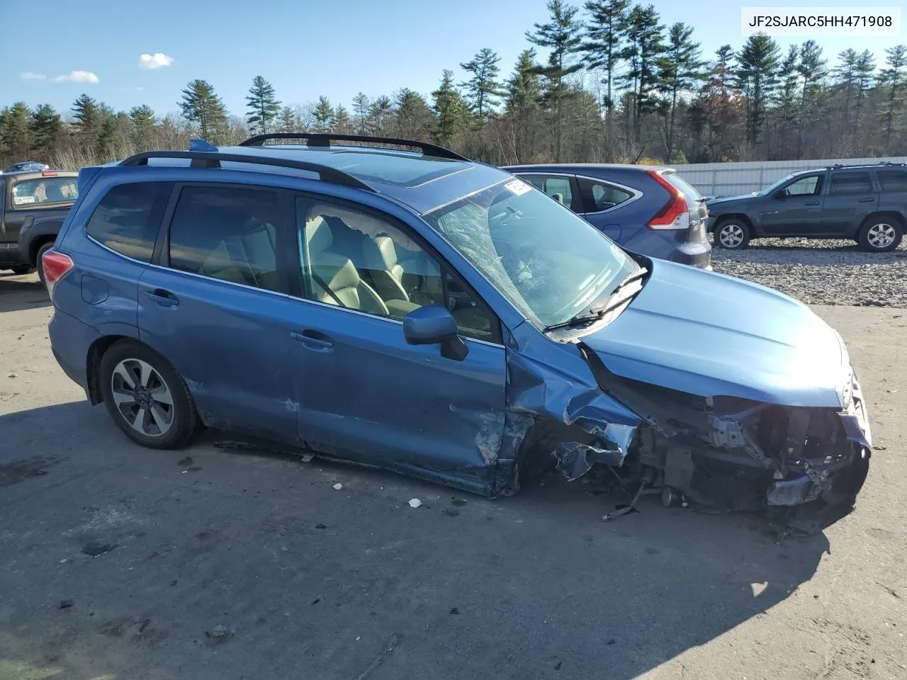 2017 Subaru Forester 2.5I Limited VIN: JF2SJARC5HH471908 Lot: 79528144