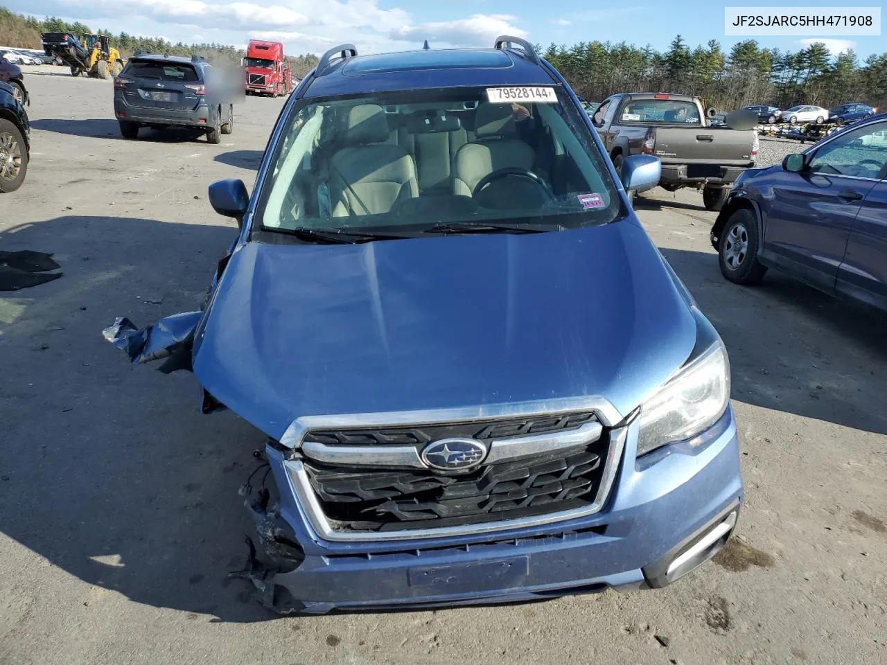 2017 Subaru Forester 2.5I Limited VIN: JF2SJARC5HH471908 Lot: 79528144