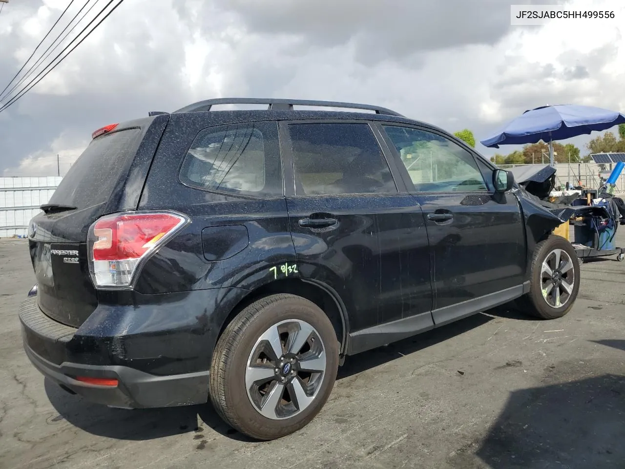 2017 Subaru Forester 2.5I VIN: JF2SJABC5HH499556 Lot: 79570694