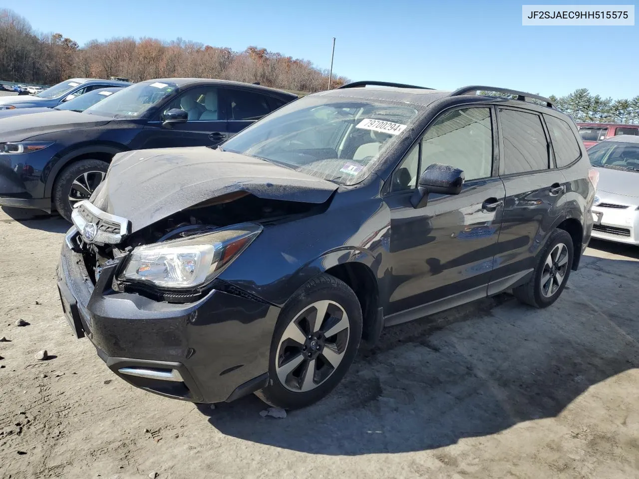 2017 Subaru Forester 2.5I Premium VIN: JF2SJAEC9HH515575 Lot: 79700294