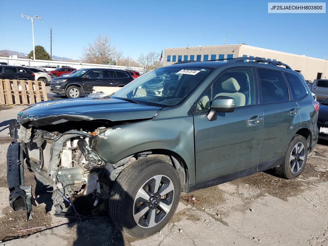 2017 Subaru Forester 2.5I Premium VIN: JF2SJAEC6HH803800 Lot: 79757374