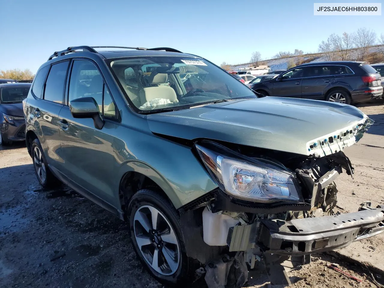 2017 Subaru Forester 2.5I Premium VIN: JF2SJAEC6HH803800 Lot: 79757374