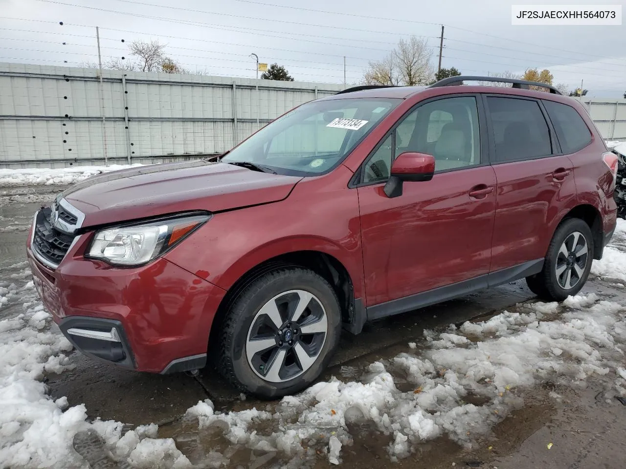 2017 Subaru Forester 2.5I Premium VIN: JF2SJAECXHH564073 Lot: 79773134