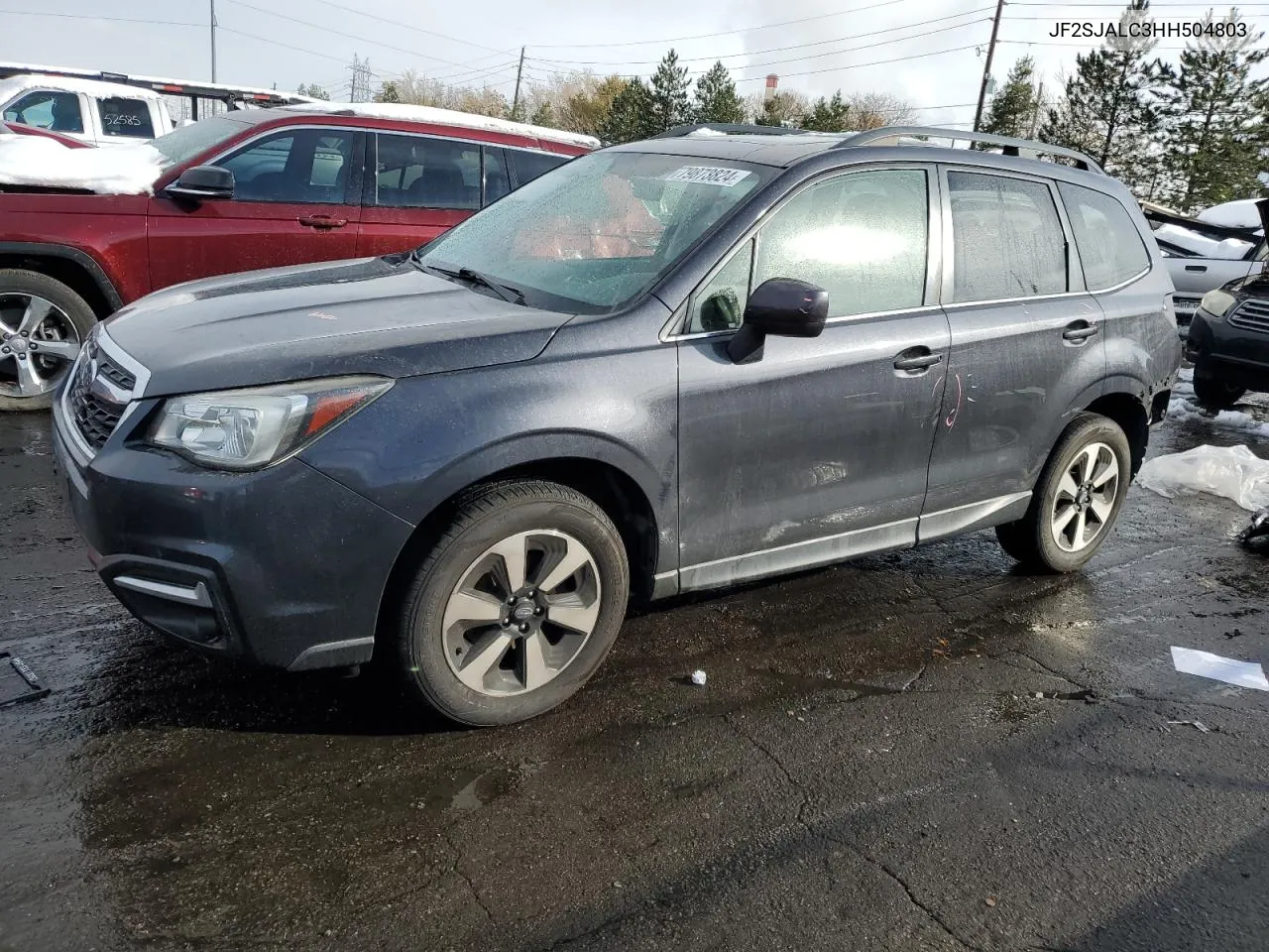 2017 Subaru Forester 2.5I Limited VIN: JF2SJALC3HH504803 Lot: 79873824