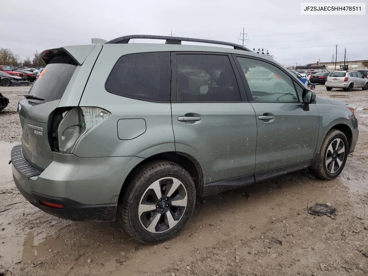 2017 Subaru Forester 2.5I Premium VIN: JF2SJAEC5HH478511 Lot: 80424064