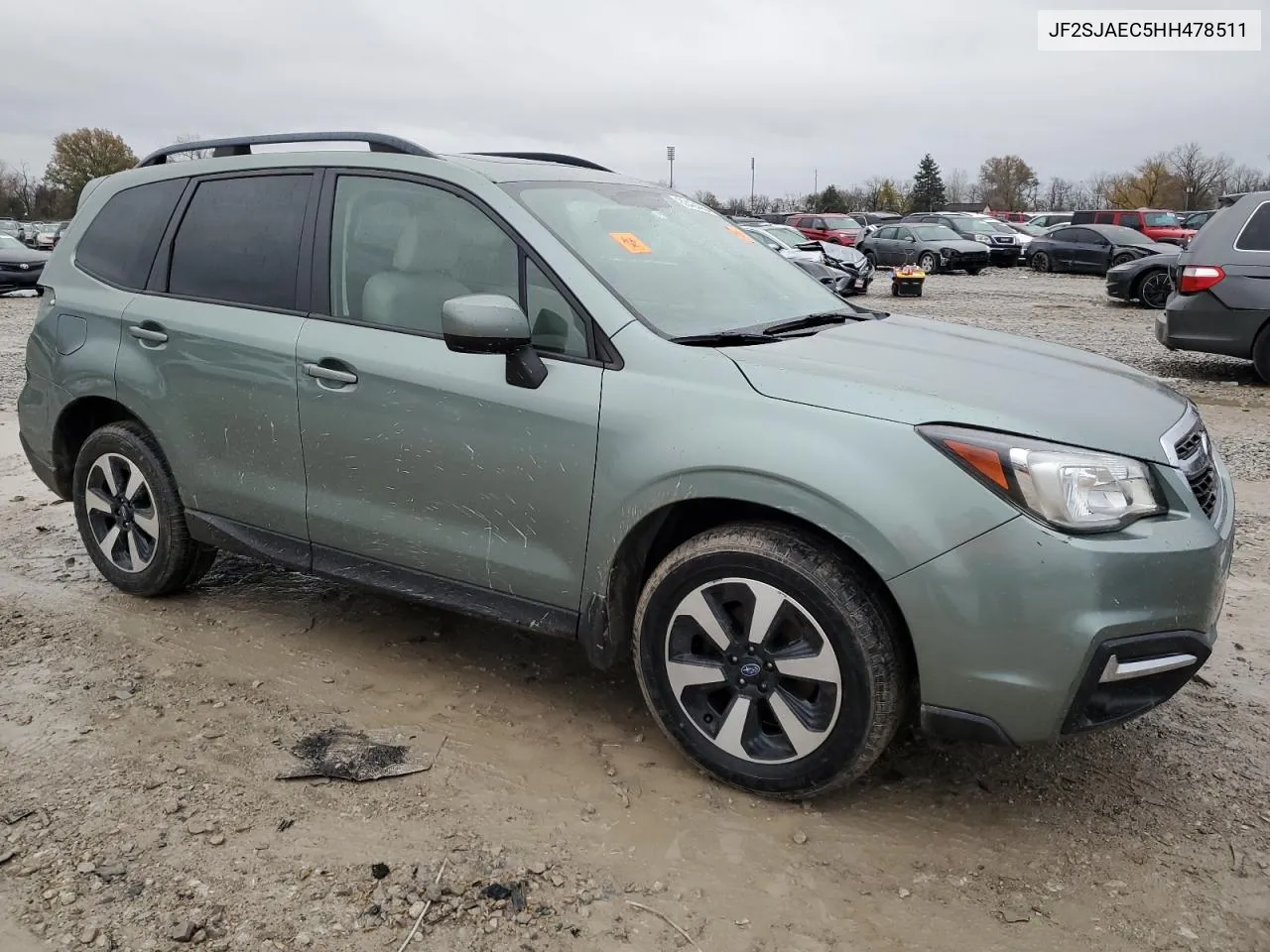 2017 Subaru Forester 2.5I Premium VIN: JF2SJAEC5HH478511 Lot: 80424064