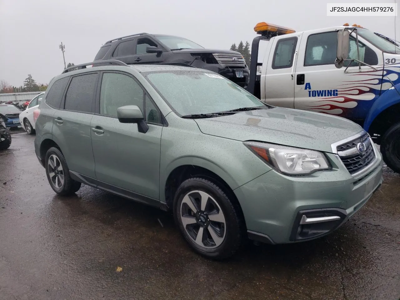 2017 Subaru Forester 2.5I Premium VIN: JF2SJAGC4HH579276 Lot: 80778534