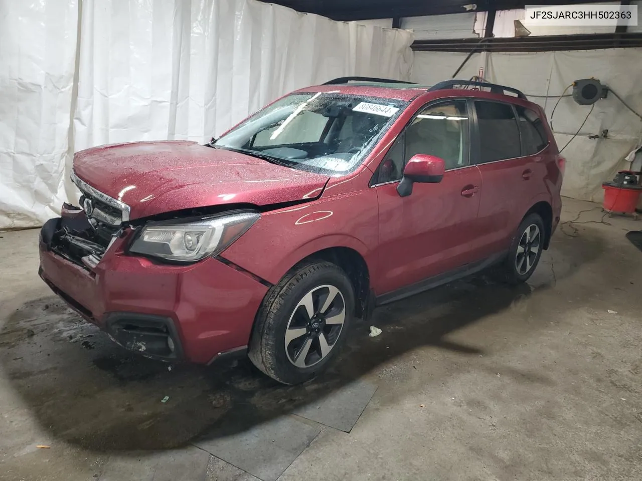 2017 Subaru Forester 2.5I Limited VIN: JF2SJARC3HH502363 Lot: 80846644