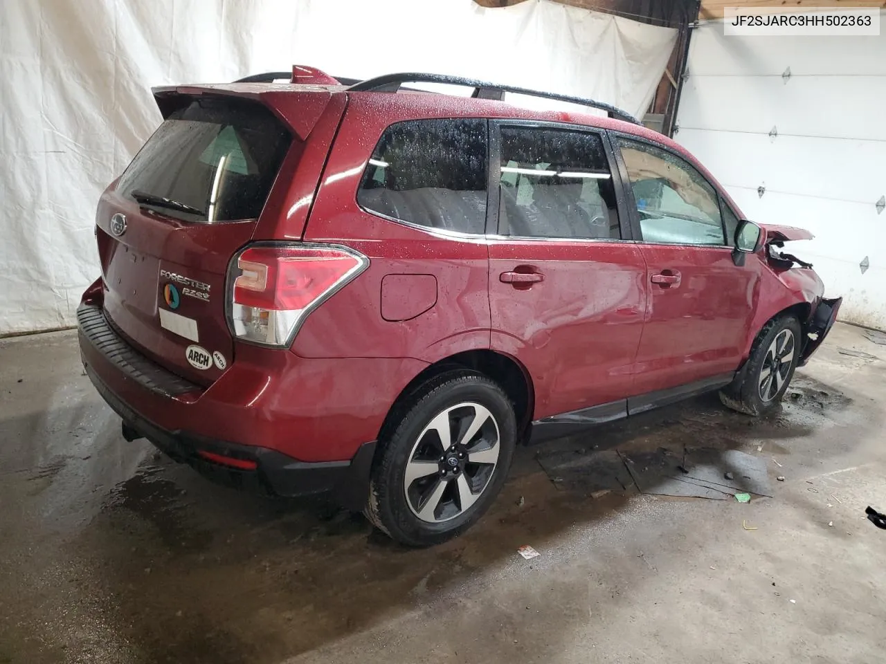 2017 Subaru Forester 2.5I Limited VIN: JF2SJARC3HH502363 Lot: 80846644