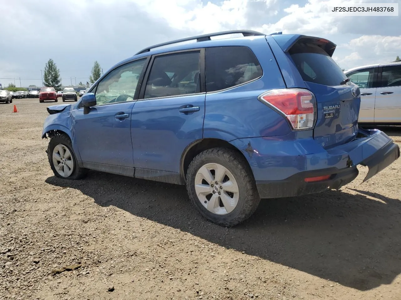 2018 Subaru Forester 2.5I Premium VIN: JF2SJEDC3JH483768 Lot: 52124413