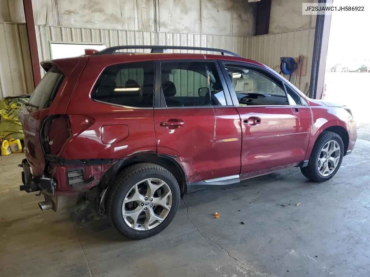 2018 Subaru Forester 2.5I Touring VIN: JF2SJAWC1JH586922 Lot: 52523384